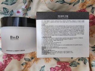 비엔디 프리용[한/영]BnD 바디 미백 겨드랑이 크림 — 5점을 준 리뷰어가 2024년 11월 올린 사용 사진