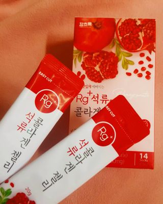 함초록 Rg+ 석류콜라겐젤리 — 5점을 준 리뷰어가 2021년 3월 올린 사용 사진