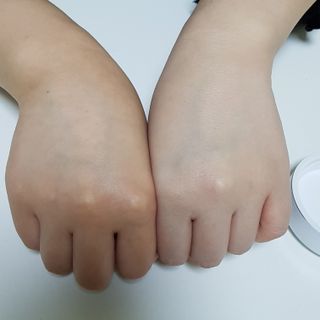 랑스레 매직피치 화이트닝 파워 화이트닝크림 — 5점을 준 리뷰어가 2021년 4월 올린 사용 사진