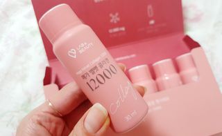 랩앤뷰티 메가 벨벳 콜라겐 12000 — 5점을 준 리뷰어가 2021년 5월 올린 사용 사진