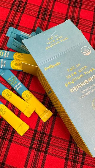 메디포스트 모비타 바디코드 식이섬유 차전자피에 빠지다 30포 — 5점을 준 리뷰어가 2023년 1월 올린 사용 사진