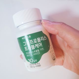 바이탈스푼 그린프로폴리스트리플케어 — 5점을 준 리뷰어가 2021년 6월 올린 사용 사진