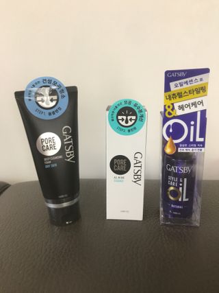 [갸스비] 명불허전, 남성을 위한 브랜드 갸스비의 올인원, 폼클렌징, 헤어오일 3종 — 5점을 준 리뷰어가 2021년 4월 올린 사용 사진