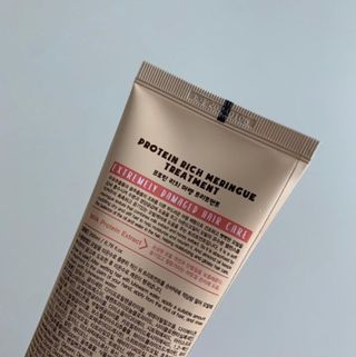 썸헤어 / SUMHAIR 썸헤어 프로틴 리치 머랭 트리트먼트 극손상모 전용 케어 — 5점을 준 리뷰어가 2021년 5월 올린 사용 사진
