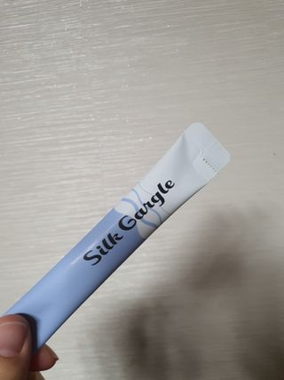 실크가글 실크단백질 함유 구강청결제 11ml 50포 — 5점을 준 리뷰어가 2021년 9월 올린 사용 사진