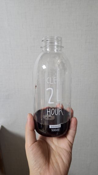 클린24시간 1BOX(5포) + 전용보틀(500ml) — 5점을 준 리뷰어가 2022년 11월 올린 사용 사진