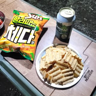 강렬한 태양의 맛 썬의 신제품, 썬 할라피뇨체다 — 5점을 준 리뷰어가 2022년 6월 올린 사용 사진