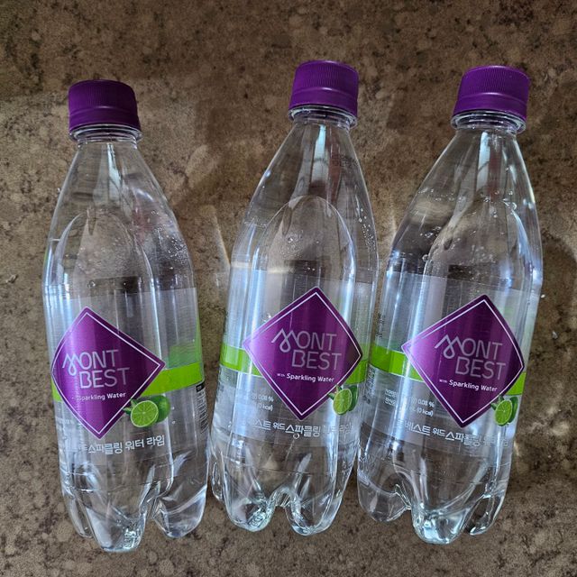 Montbest with Sparkling water 플레인/라임/레몬 20병(랜덤) 리뷰 사진