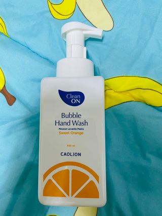 카오리온코스메틱스 클린온 버블 핸드 워시 500ml — 5점을 준 리뷰어가 2021년 8월 올린 사용 사진