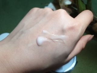 김정문알로에 큐어 큐어 알로에 리프레쉬 젤리 세럼, 큐어 알로에 하이드로 젤리 크림 — 5점을 준 리뷰어가 2021년 2월 올린 사용 사진
