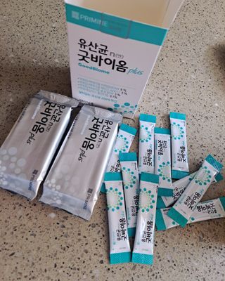 프리마인 유산균 국가지정연구소 선정, 살아있는 생유산균 200억 마리의 힘. 유산균n굿바이옴플러스 — 5점을 준 리뷰어가 2021년 11월 올린 사용 사진