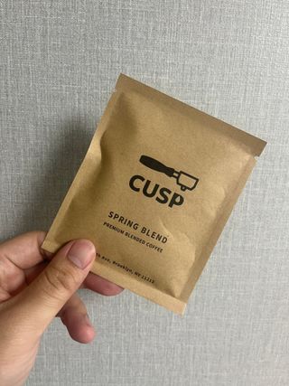 커스프 드립백 커피 G1원두 버라이어티팩 12g 12개입 — 5점을 준 리뷰어가 2022년 9월 올린 사용 사진