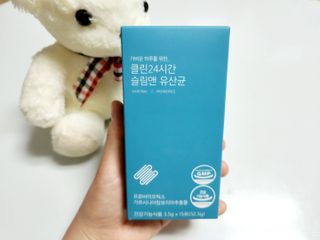 클린24시간 슬림앤유산균 1박스 (3.5g X 15포) — 5점을 준 리뷰어가 2022년 7월 올린 사용 사진