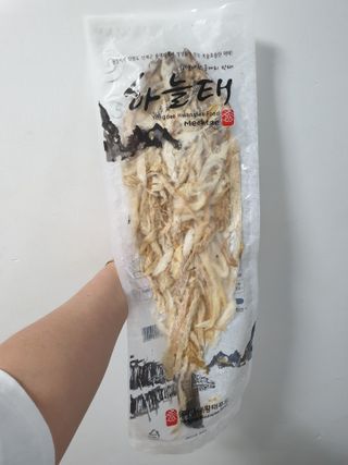[오늘바스켓] 용대리 손질하늘태 130g — 5점을 준 리뷰어가 2021년 5월 올린 사용 사진