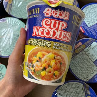 NISSIN 닛신 컵누들  4종 - 씨푸드오리지날, 씨푸드 스파이시, 씨푸드 커리, 씨푸드 XO소스 — 5점을 준 리뷰어가 2022년 4월 올린 사용 사진