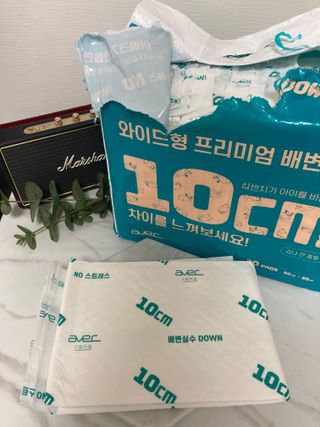 아베크 펫 와이드 프리미엄 대형 애견 강아지 배변 패드 30매 1팩 80g — 5점을 준 리뷰어가 2021년 7월 올린 사용 사진
