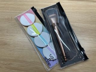 [툴앤썸] 메이크업 브러시로 바르고 호빵 스펀지로 클렌징하는 A-Z 뷰티툴 5종 — 4점을 준 리뷰어가 2021년 1월 올린 사용 사진