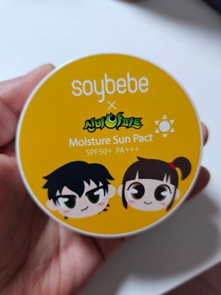 소이베베X신비아파트 모이스쳐 선팩트 SPF50+ PA+++ — 5점을 준 리뷰어가 2023년 4월 올린 사용 사진