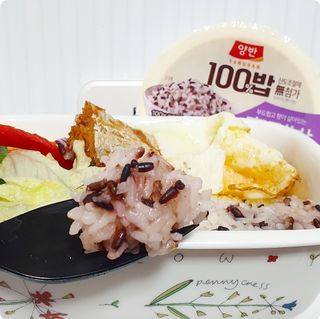 [구매평]양반 동원 양반 100밥 흑미밥, 130g, 12개 — 5점을 준 리뷰어가 2025년 5월 올린 사용 사진