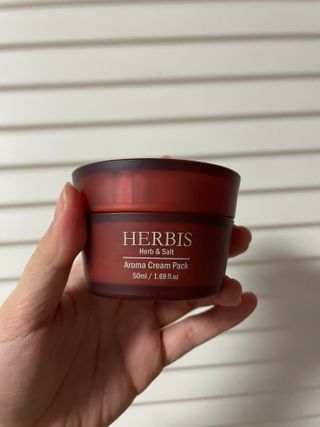약손명가코스메틱 헤르비스 아로마 크림팩 50ml — 5점을 준 리뷰어가 2021년 2월 올린 사용 사진