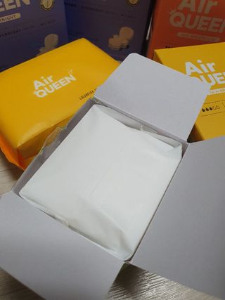 에어퀸 뉴브레스 유기농 생리대 4종 (팬티라이너 20P + 중형 10P + 대형 10P + 오버나이트 8P)_체험단 2차 — 5점을 준 리뷰어가 2024년 11월 올린 사용 사진