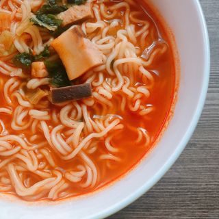 [풀무원] 자연은맛있다 정면, 백면, 홍면  세트 — 5점을 준 리뷰어가 2021년 4월 올린 사용 사진