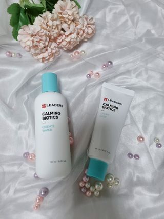 리더스코스메틱 리더스 카밍 바이오틱스 #1등 진정 기획세트 [에센스 워터150ml + 크림 마스크80ml] — 4점을 준 리뷰어가 2022년 9월 올린 사용 사진