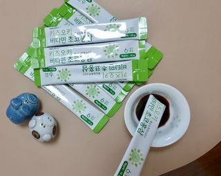 [이뮤니티플러스]우리아이 면역오키, 건강오키 _ 키즈오키 비타민초코홍삼 10포 1box — 5점을 준 리뷰어가 2022년 1월 올린 사용 사진