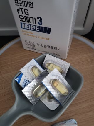 체인미 프리미엄 rTG 오메가3 비타민E 850mg x 30캡슐 — 5점을 준 리뷰어가 2021년 11월 올린 사용 사진