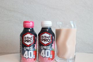 닥터유 프로 단백질드링크 40g 딸기 — 3.5점을 준 리뷰어가 2025년 7월 올린 사용 사진
