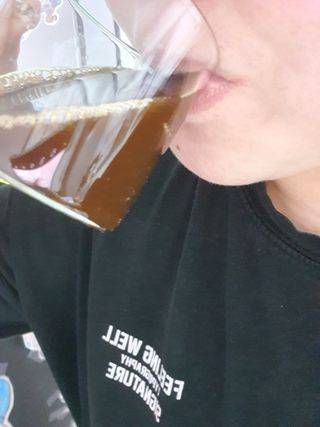 참앤들황토농원 국내산 흑염소를 정성스럽게 담은, 프리미엄 흑염소 진액 70ml x 30포 1박스 — 5점을 준 리뷰어가 2023년 1월 올린 사용 사진