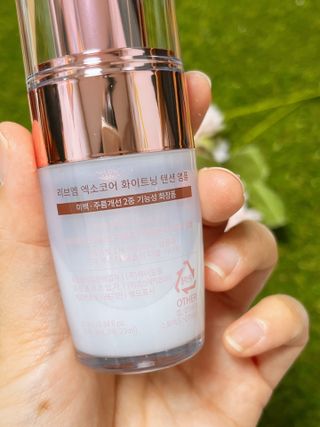 나우 [리브엠] 123억개 엑소좀으로 채운 눈부신 광채, 엑소코어 화이트닝 텐션 앰플 — 5점을 준 리뷰어가 2023년 11월 올린 사용 사진
