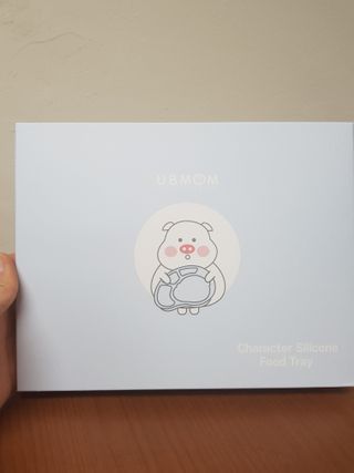 유비맘 캐릭터 실리콘 흡착 식판_색상 랜덤발송 — 5점을 준 리뷰어가 2021년 1월 올린 사용 사진