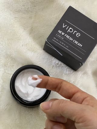 비프리코스메틱 뉴 프레쉬 크림 80ml — 4.5점을 준 리뷰어가 2023년 2월 올린 사용 사진