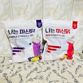 수플먼트 나는 마신닭!! 닭가슴살 주스키트, 먹기 힘들었던 닭가슴살 이제는 마시자 — 5점을 준 리뷰어가 2023년 7월 올린 사용 사진