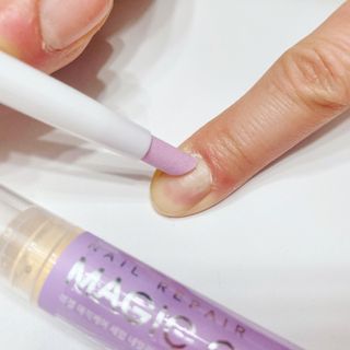 1+2 뷰젤 매직케어 손톱영양제+스톤푸셔+코인타올 셀프 네일케어 — 5점을 준 리뷰어가 2023년 3월 올린 사용 사진