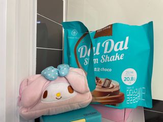 달달슬림쉐이크 구매평★달달슬림 맛있는 단백질 쉐이크 파우치 다이어트 식사대용 프로틴 파우더 보충제 — 5점을 준 리뷰어가 2025년 8월 올린 사용 사진