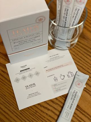 세렌디뷰티_이너뷰티 티톡스 로즈 베리 — 5점을 준 리뷰어가 2021년 3월 올린 사용 사진