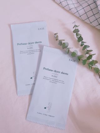 [이즈라이프코스메틱] 퍼퓸 드라이어 시트 히노끼향  or 블랑향 2중 택1 30매 — 5점을 준 리뷰어가 2021년 5월 올린 사용 사진