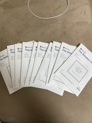[이지아 마스크] 애니가드 더솔루션마스크, 블랙N화이트 KF94 대형 — 5점을 준 리뷰어가 2021년 3월 올린 사용 사진