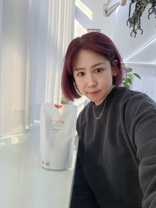 클린24시간 1BOX(5포) + 전용보틀(500ml) — 5점을 준 리뷰어가 2023년 2월 올린 사용 사진
