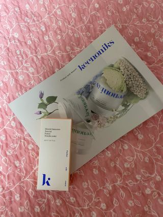 키노닉스 로지 톤업 선밀크 — 5점을 준 리뷰어가 2021년 8월 올린 사용 사진