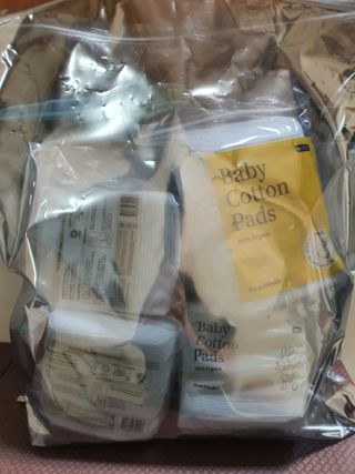 디어엘로디 프리미엄 유기농 유아 솜티슈 40매 3Pack +60매 1Pack 혼합형 — 5점을 준 리뷰어가 2021년 4월 올린 사용 사진