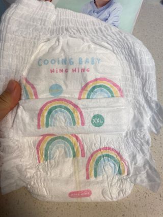 쿠잉 윙윙 풀커버 팬티기저귀 (L/XL/XXL) 1팩 — 5점을 준 리뷰어가 2023년 1월 올린 사용 사진