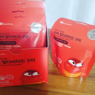 [푸름웰니스] 라바 멀티비타민 구미 36g — 5점을 준 리뷰어가 2022년 2월 올린 사용 사진