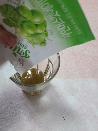 [복음자리] 바리스타 패키지 2종 랜덤발송 (딸기스무디 스틱+샤인머스캣에이드 or 망고스무디+자몽에이드) — 5점을 준 리뷰어가 2022년 7월 올린 사용 사진
