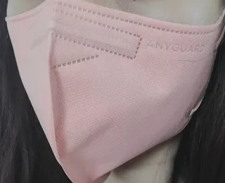 애니가드 셋업마스크 4컬러 각 10매입 [크리미베이지, 캐시미어로즈, 초콜렛브라운, 미드나잇네이비] — 5점을 준 리뷰어가 2022년 2월 올린 사용 사진