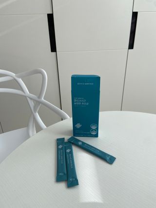 클린24시간 슬림앤유산균 1박스 (3.5g X 15포) — 5점을 준 리뷰어가 2022년 12월 올린 사용 사진
