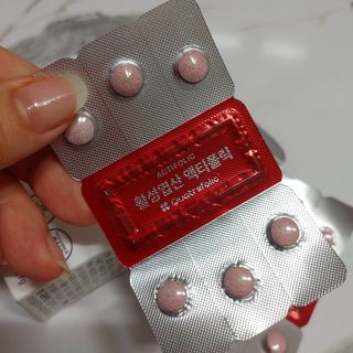 [리노브] 4세대 활성엽산 액티폴릭 270mg x 30정 — 5점을 준 리뷰어가 2022년 8월 올린 사용 사진