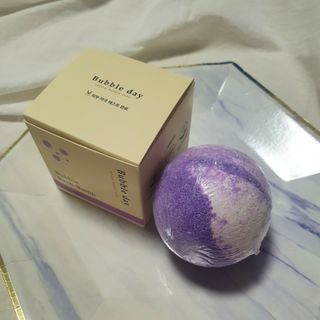 버블데이 아로마/과일 거품 입욕제 — 4점을 준 리뷰어가 2021년 7월 올린 사용 사진